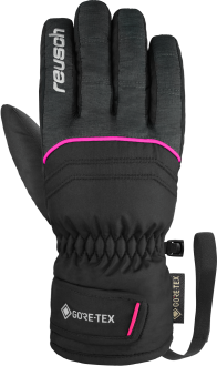 Reusch Teddy GORE-TEX Junior 6291322 7771 schwarz grau pink front